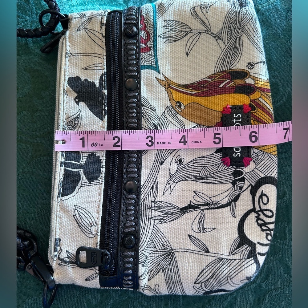 Sakroots Multicolor Patterned Shoulder/Crossbody/Artist Edition Bag - Picture 10 of 11